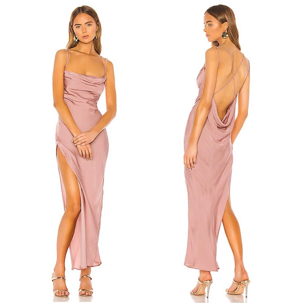 Michael Costello x Revolve Braxton Dress - size XS in rose